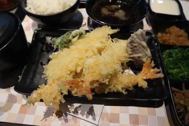 炸蝦天婦羅定食