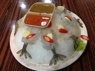 生虾刺身