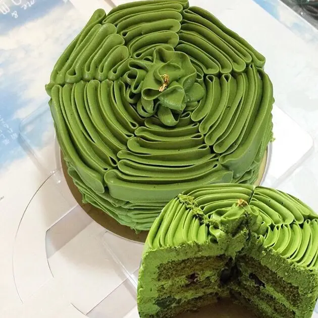宇治抹茶王冠蛋糕