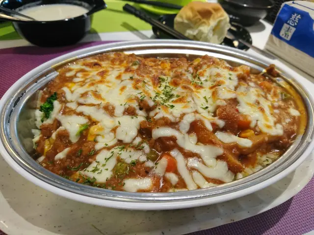 意式素肉醬吉列素扒焗炒飯