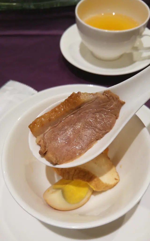 醇鮮味濃的鵝肉跟脂肪的酥香, 美味得令人回味