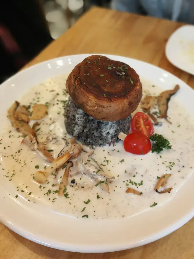 大蘑菇忌廉飯