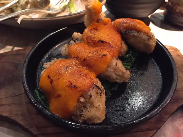 海膽汁跟炸蠔完成配合