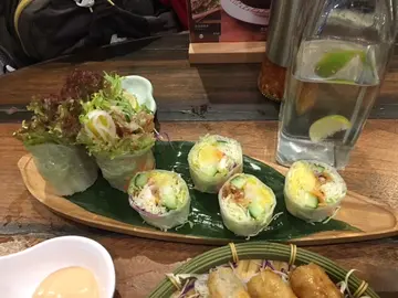 水晶香芒软壳蟹米纸卷