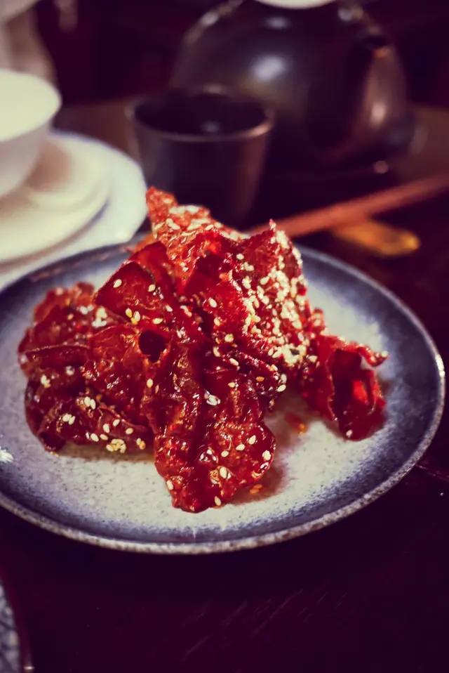 燈影牛肉 