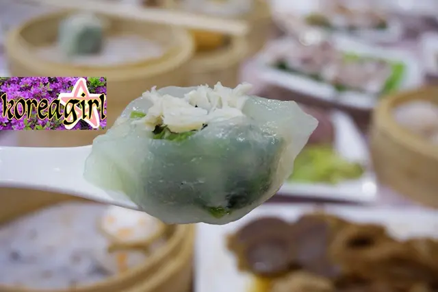 蟹肉菠菜餃