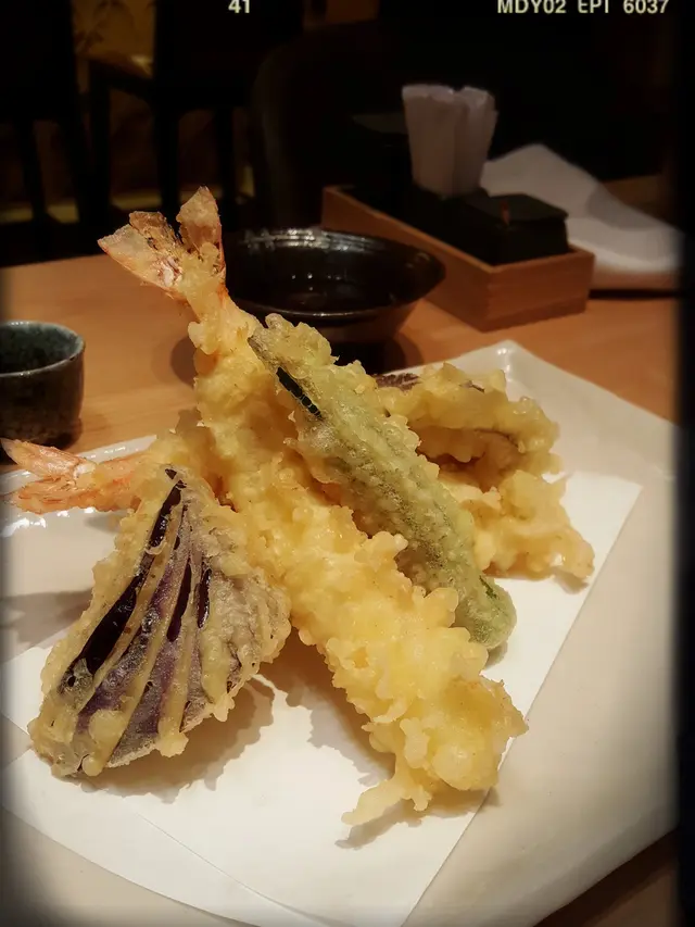 大蝦野菜天婦羅拼盤($128)