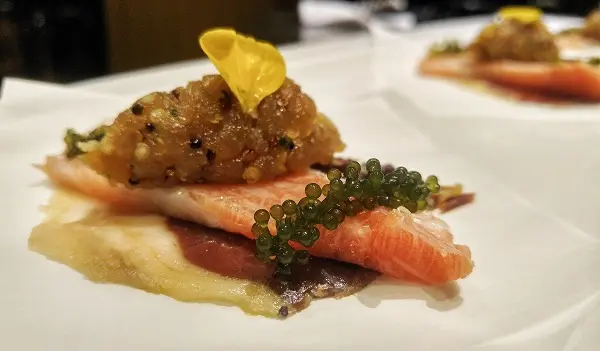 吞拿魚腩配48個月伊比利亞火腿卷