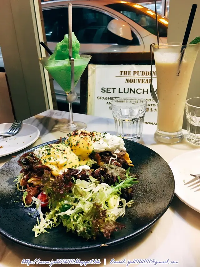 法式油浸鴨腿配窩夫