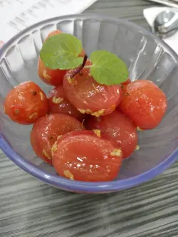 桂花糖渍小蕃茄