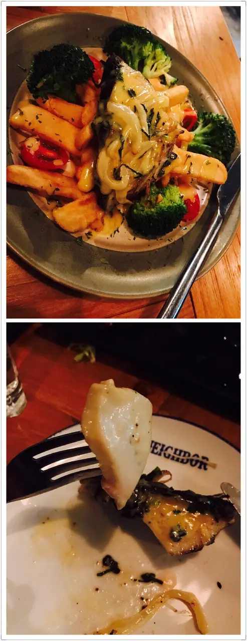 銀鱈魚配檸檬牛油忌廉汁