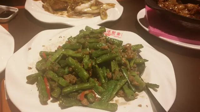 欖菜肉鬆四季豆