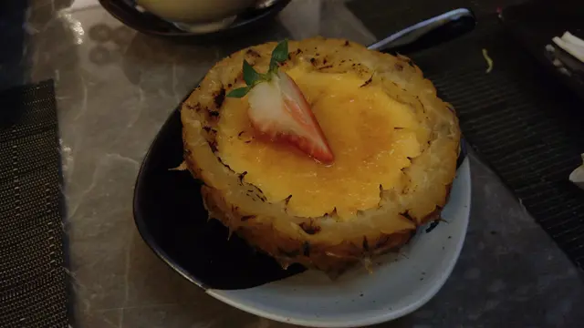 焦糖鳳梨燉蛋