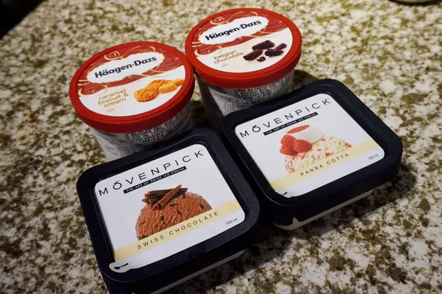 Movenpick或Haagen Dazs雪糕
