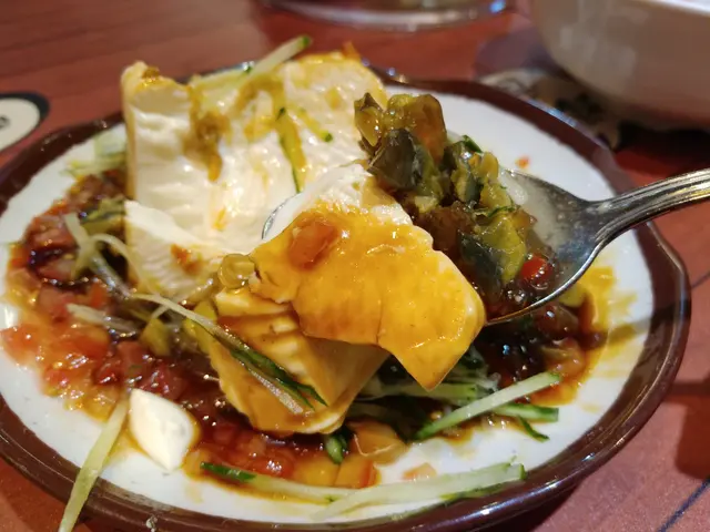 皮蛋凍豆腐