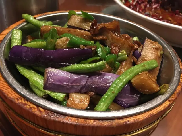 茄子炒豆角