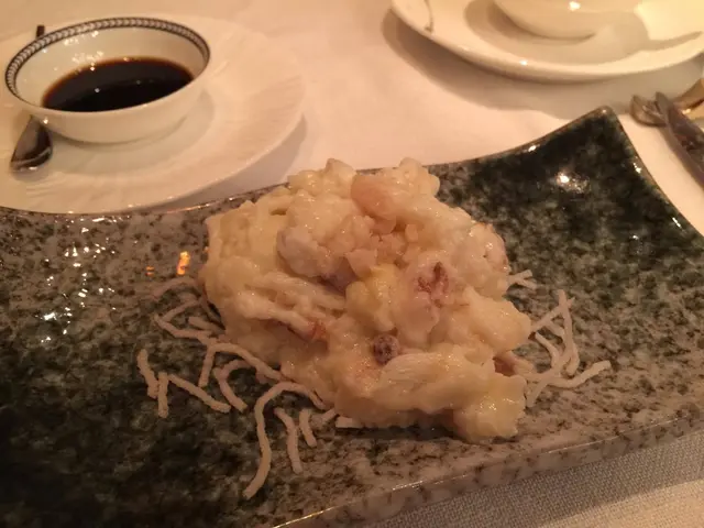 蟹肉很鮮, 鮮奶炒得好滑