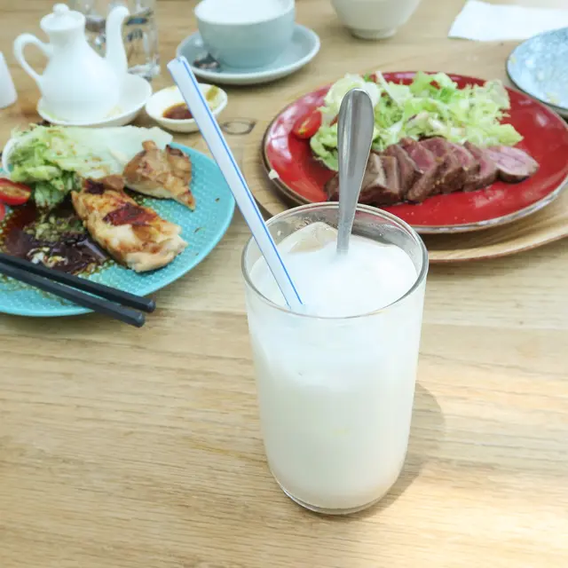 玫瑰和蘋果牛乳(凍)