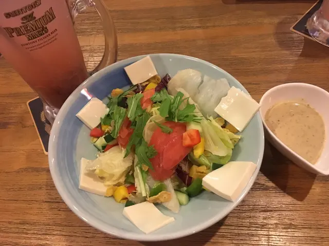 麻醬蕃茄豆腐沙律