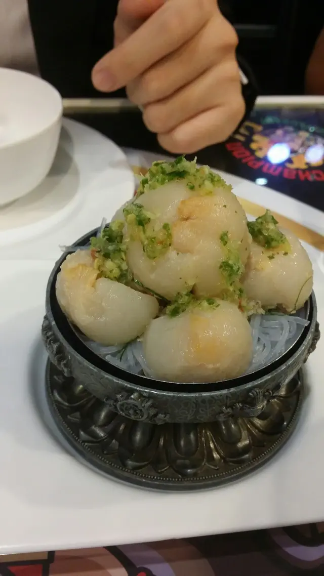 香辣蟹肉夜明珠