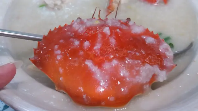 水蟹粥(細窩)