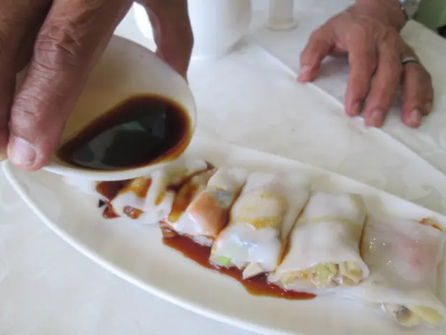 先淋上甜豉汁