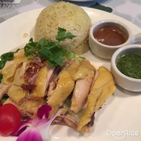Hainan&#160; chicken&#160; rice&#160;  - 銅鑼灣的Siam 28