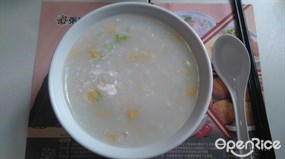 粟米生菜粥 - 荔枝角的心粥館