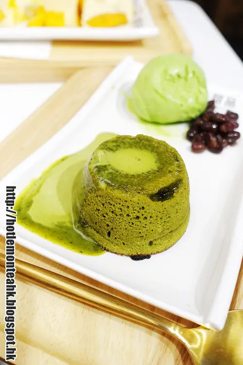 抹茶心太軟配雪糕
