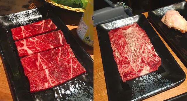 特級牛頸肉(特別推介menu)、熊本霜降牛肉(特別推介menu)