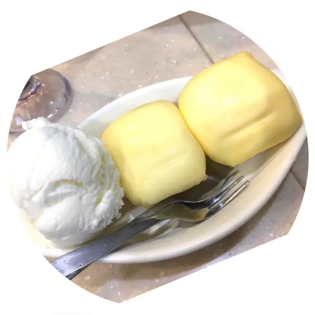 榴槤班cake加雪糕