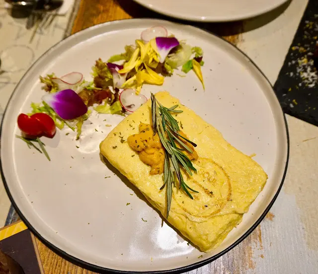 煙燻海膽玉子燒