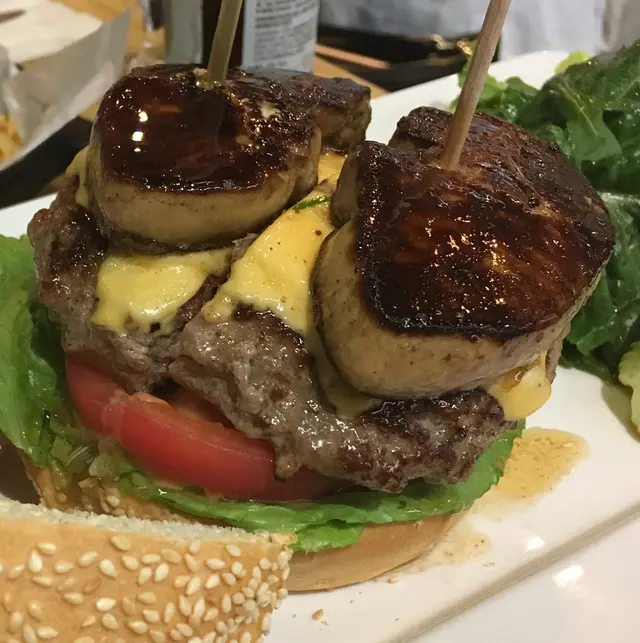 Double Foie Gras Beef Burger