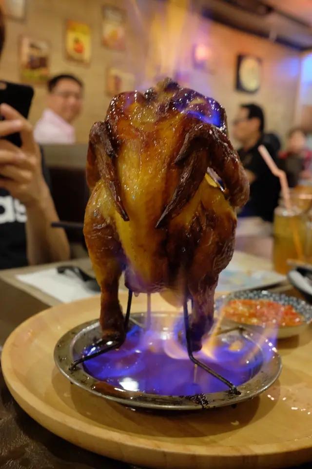 火焰燒春雞