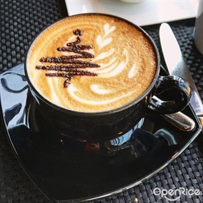 cappuccino  - 尖沙咀的Le Caf&#233; de Jo&#235;l Robuchon