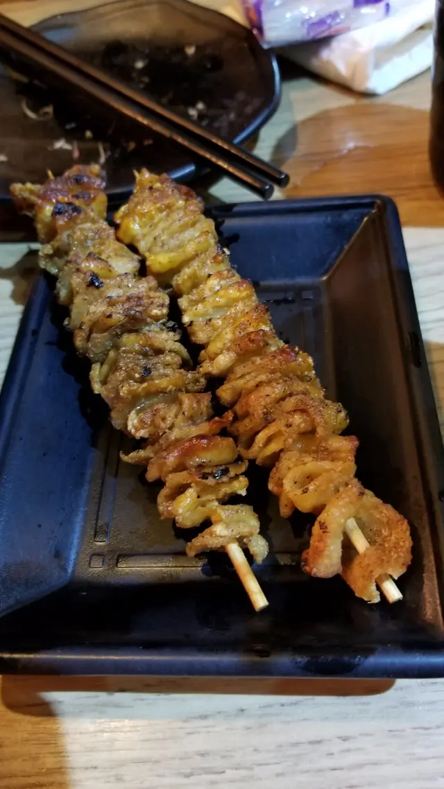 鹽燒鮮雞皮