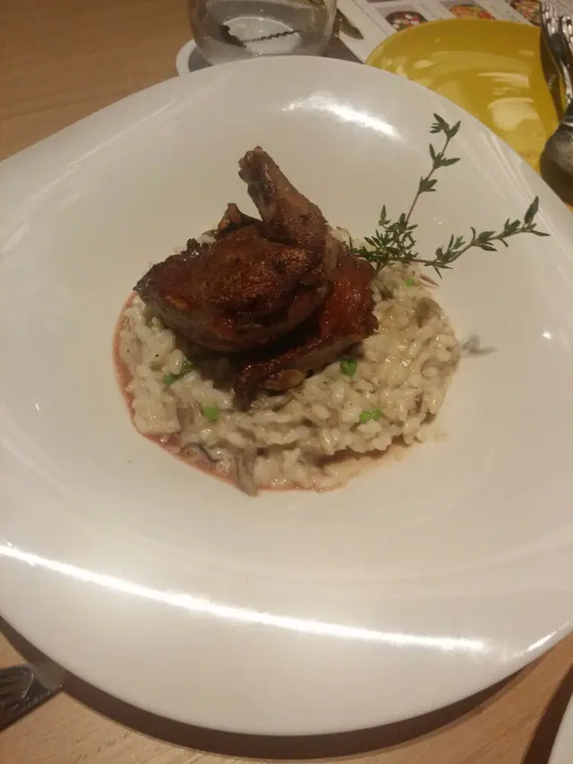 燴乳鴿risotto
