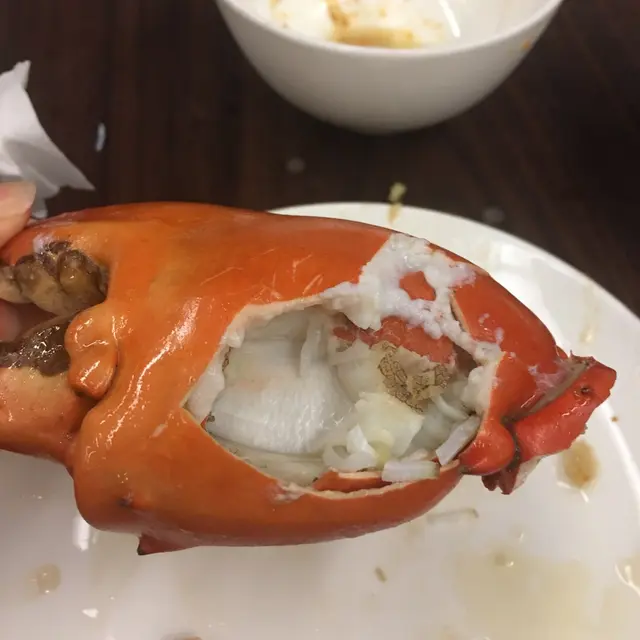 食落啖啖蟹肉，鮮甜嫩滑，正！