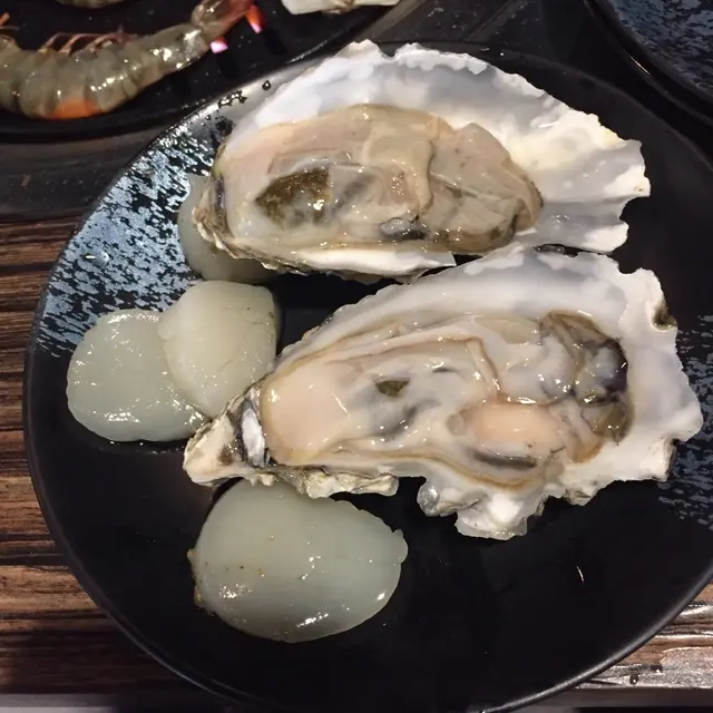 生蠔，  帶子