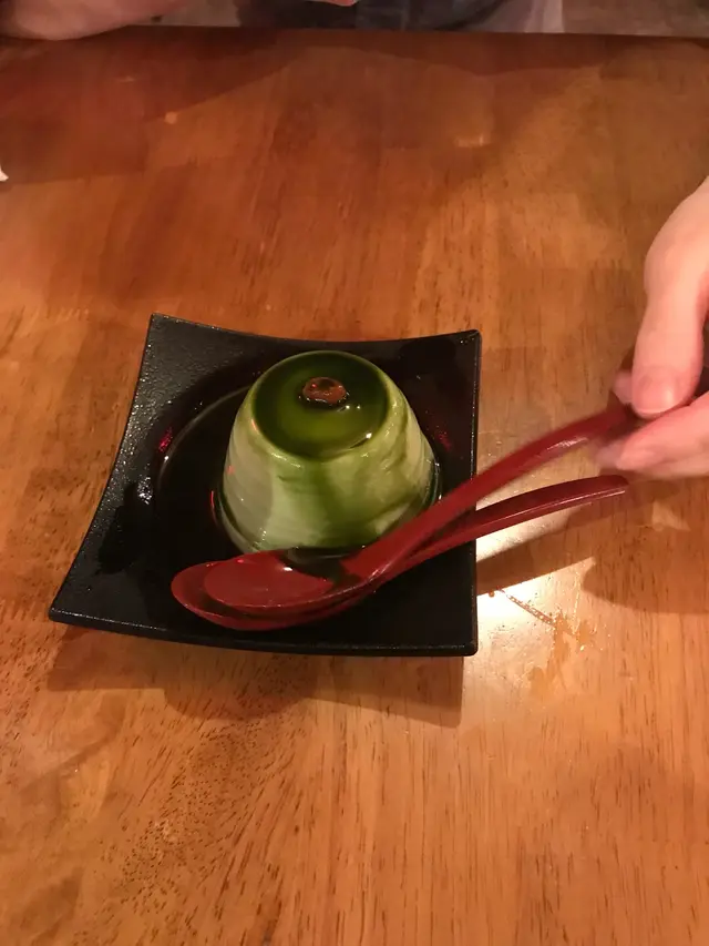 抹茶杏仁豆腐