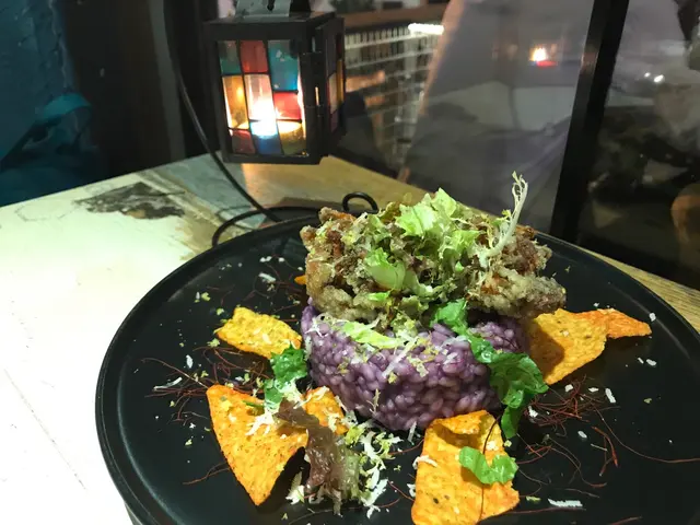 軟殼蟹•橙心蕃薯片•紫薯蓉意大利飯