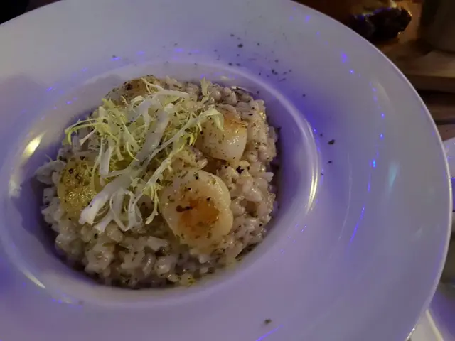 黑松露醬鮮帶子意大利燴飯