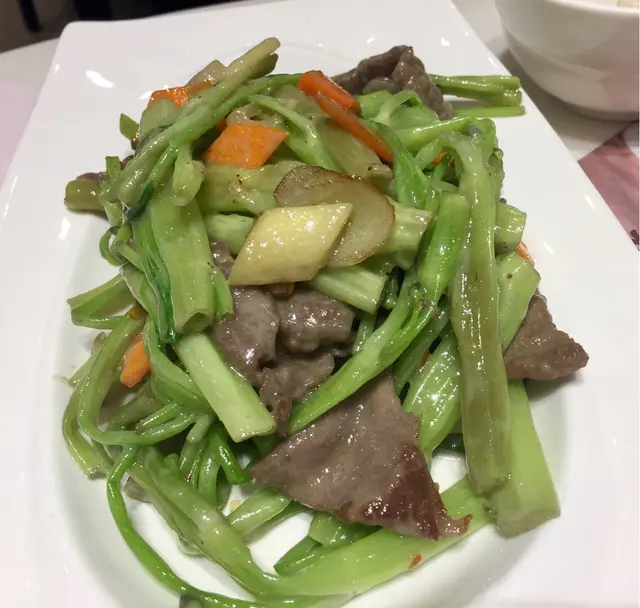 腐乳通菜炒牛肉