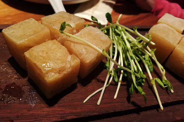 蜂巢冰豆腐