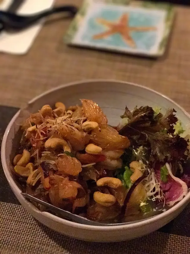 泰式鮮蝦金柚沙律