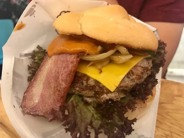 香辣煙肉牛肉burger