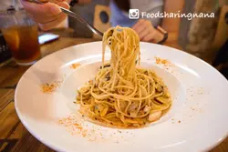 黑松露野菌蜆肉意炒粉