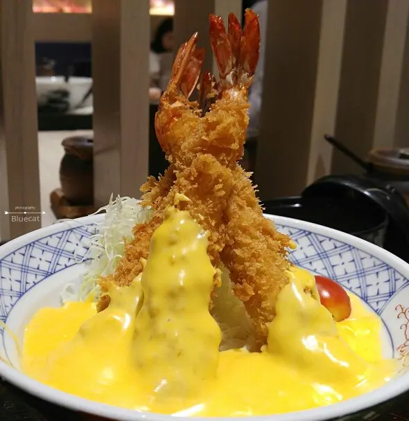 芝士吉列大蝦定食