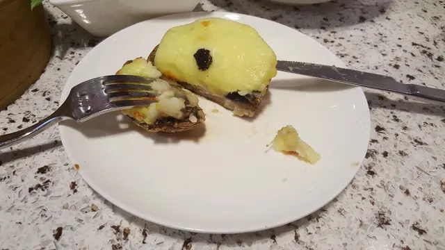 黑松露薯蓉焗大啡菇