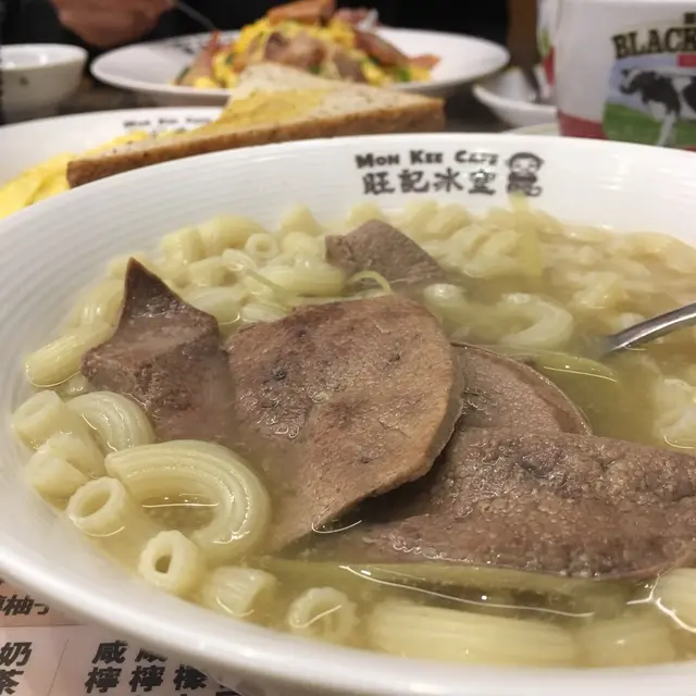鮮薑汁豬膶雞湯通粉